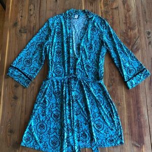 New Directions Blue & Black Robe
